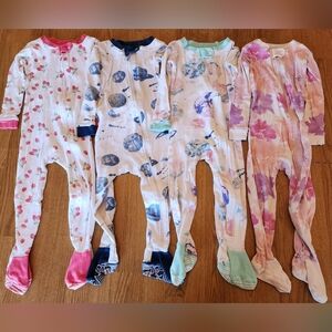 Set of 4 Burt's Bees Baby Pajamas